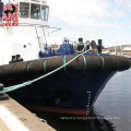 ISO certified cylindrical hollow boat bow fender for tugboat